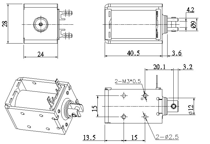 金祿電磁鐵JL-0940 金祿電磁鐵JL-0940