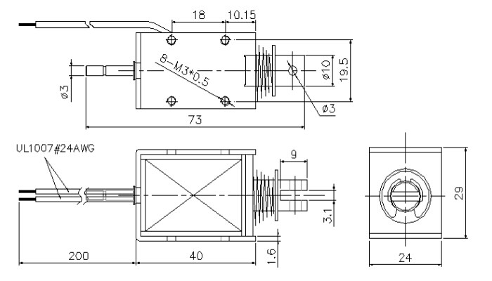 金祿電磁鐵JL-1040 金祿電磁鐵JL-1040