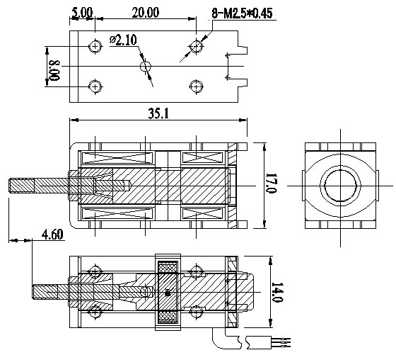 金祿電磁鐵JL-0735N 金祿電磁鐵JL-0735N