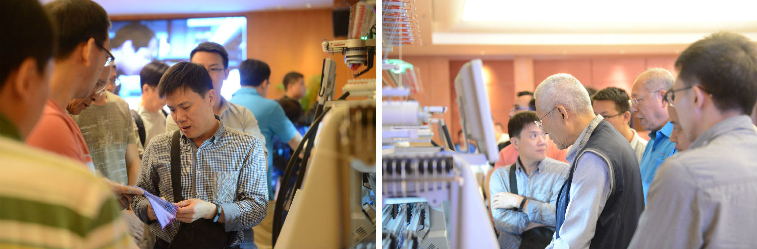 客戶聚集產(chǎn)品展廳觀看演示 客戶聚集產(chǎn)品展廳觀看演示